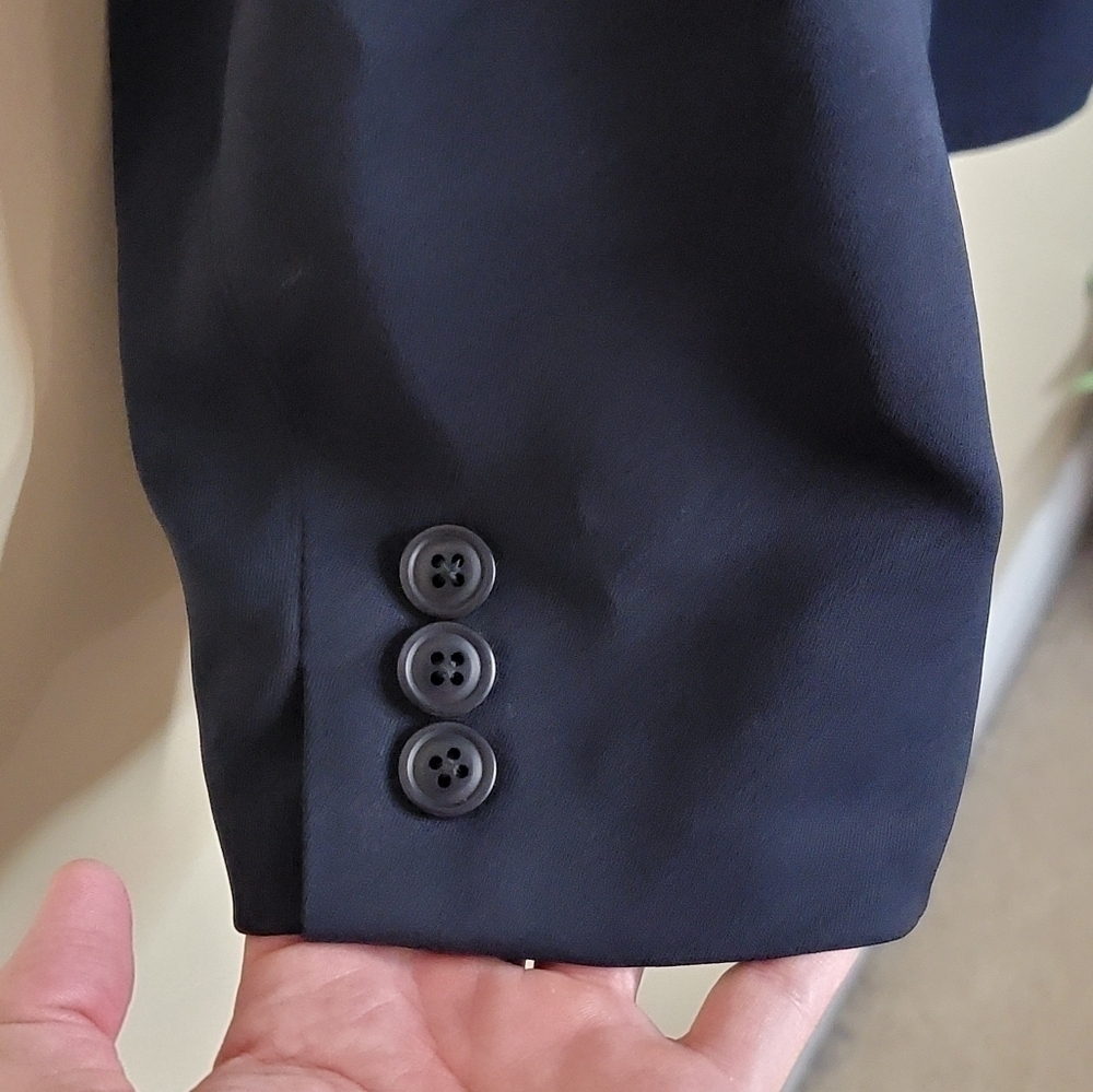 Eddie Bauer Dark Navy Blue Blazer Size 18 - Picture 3 of 5